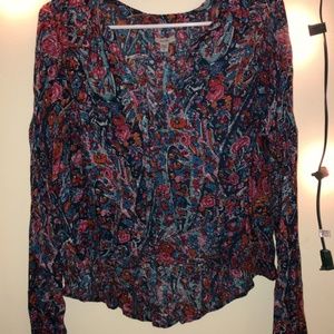 Floral Long Sleeve Blouse
